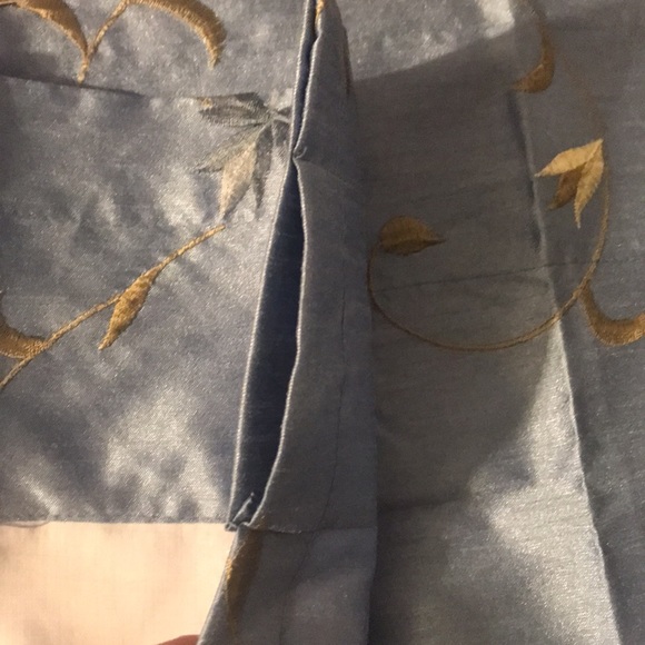 Embroidered Single Lined Curtain Panel - Picture 7 of 9